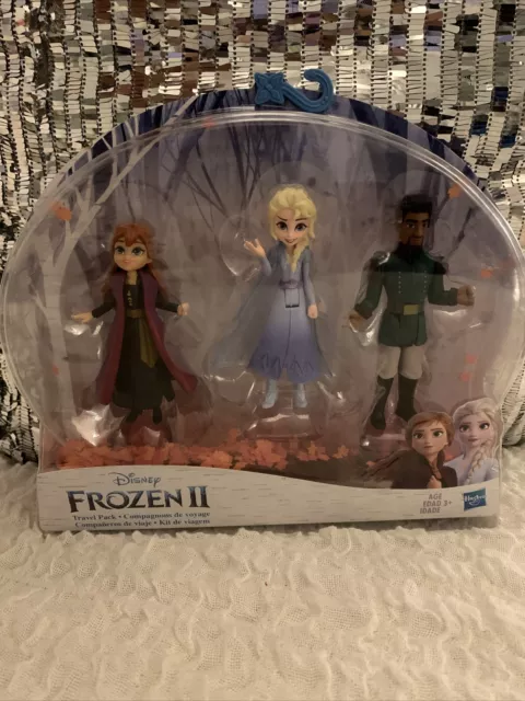 NEW Hasbro Disney FROZEN 2 II Travel Pack Elsa Anna Lieutenant Destin Mattias