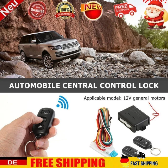 Universal Car Remote Central Door Lock Kit Keyless Entry Alarm System 410/T126