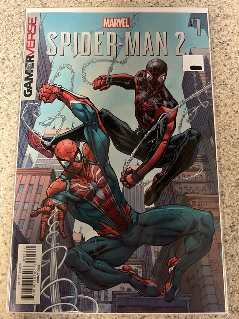 SPIDER-MAN 2 GAMERVERSE #1 (1st PRINT) 1st HOOD Miles Morales Marvel 2023 NM- NM