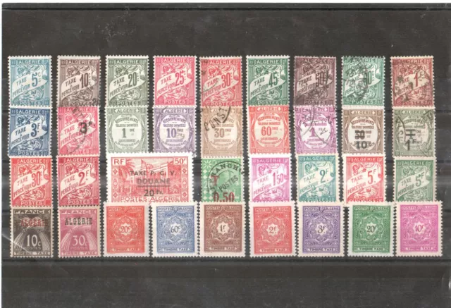 Algeria  - Lot of  35 Postage  Due  stamps 1926/55 - (*) -Mint hinged  / MNH