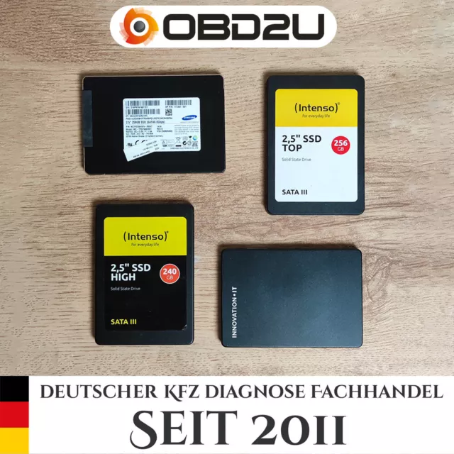 SSD Festplatte mit ODIS für VW, Audi, Seat & Skoda verwendbar mit VAS5054