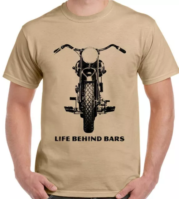 Biker T-Shirt Herren Motorrad lustig Motorrad indisch Triumph Chopper Cafe Racer