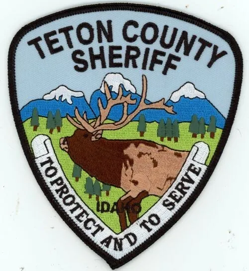 Idaho Id Teton County Sheriff Nice Shoulder Patch Police