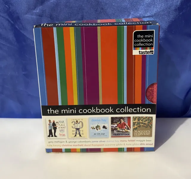 The Mini Cookbook Collection 1-10 Box Set Jamie Oliver, Donna Hay, Maggie & More