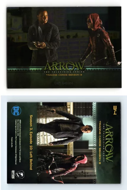 Left Behind #34 Arrow Season 3 Silver Foil 2017 Cryptozoic Chase Card