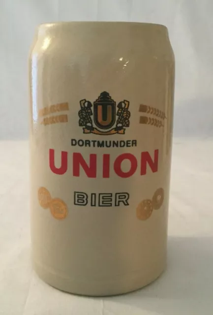 Dortmunder Union Bier 1 Liter Ceramic Stein