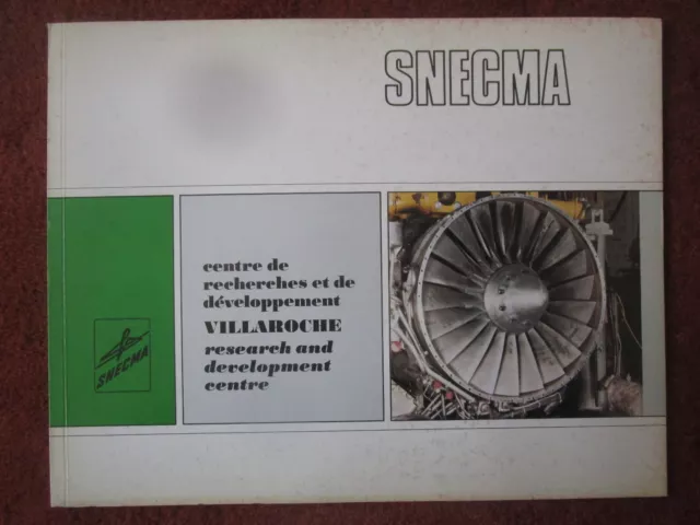 1971 Plaquette Snecma Moteur Aviation Villaroche Atar Larzac Jt8D Jt9D Engine