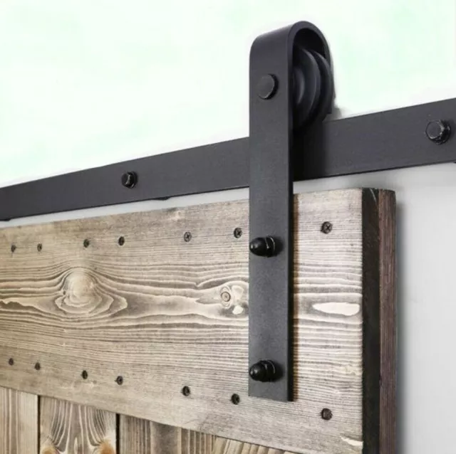 Yaheetech Heavy Duty 6.6Ft Sliding Barn Door Hardware Kit