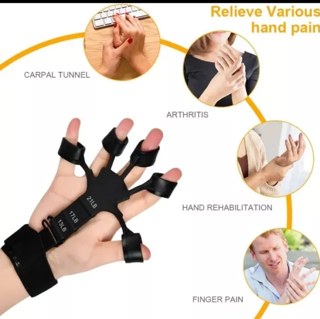Hand Grip Strengthener Power Trainer Grip Adjustable Gym Exerciser Forearm Wrist