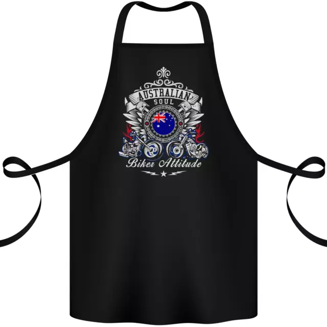 Australian Biker Australia Motorcycle Bike Cotton Apron 100% Organic
