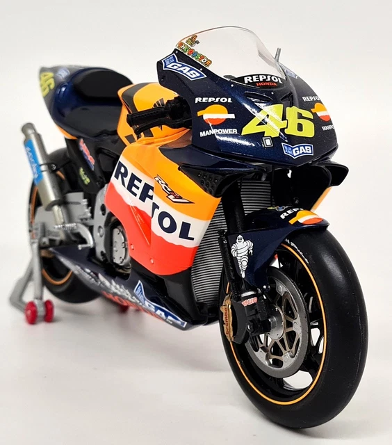 MINICHAMPS 1/12 HONDA RC211V 2002 Valentino Rossi Repsol équipe modèle