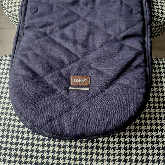 Mamas & Papas Pram OCARRO Footmuff COsytoes  Strada DARK NAVY Excellent FLIP XT3 3