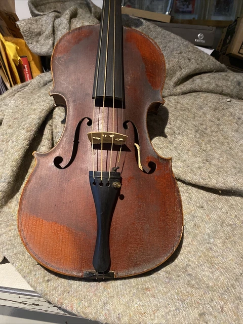 Violon Ancien Français 4/4 - Buthod - École Jérôme Thibouville Lamy - Instrument De Musique Vintage