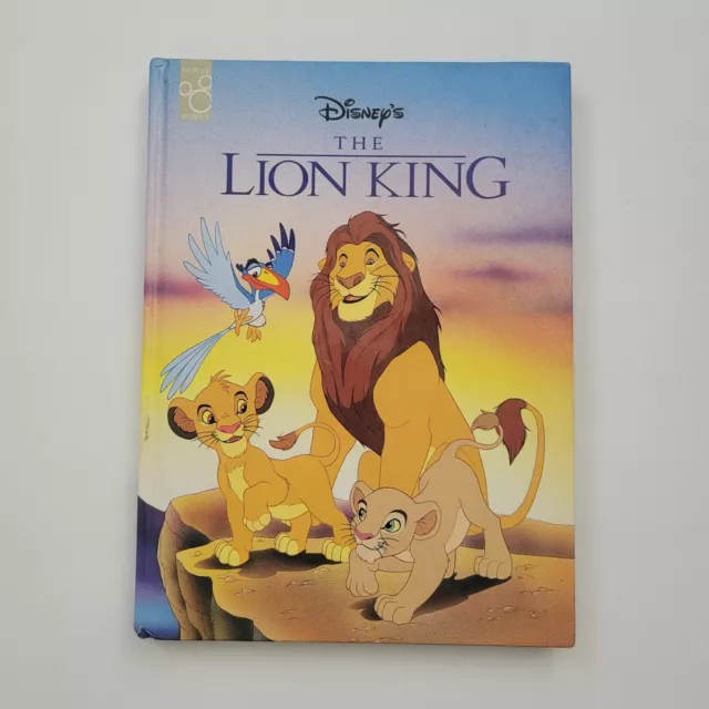 Walt Disney Disney's 1994 The Lion King Hardcover Book Classic Storybook Simba