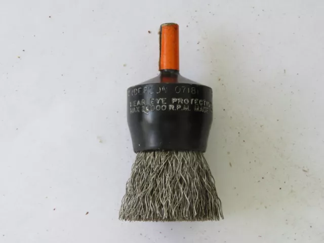 Weiler 3/4" Crimped Wire End Brush .006" Steel 10005 USA