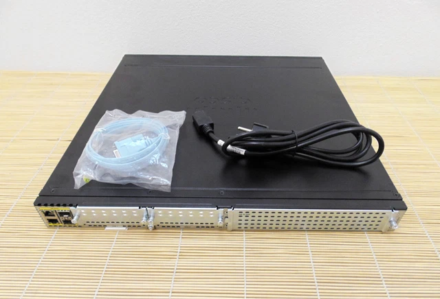 CISCO ISR4331-AX/K9 4331 ISR 3xGE ports 2xNIM ISC SL-4330-APP-K9 SL ...