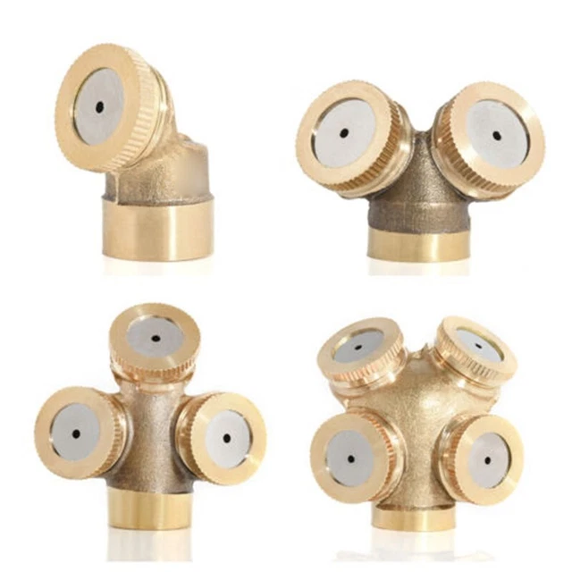 Valvola Di Chiusura Per Tubo Da Giardino In Ottone Massiccio – 2 Pezzi Con Rondelle – Filetto 3/4''