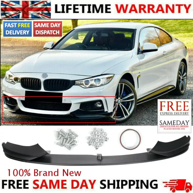 Front Splitter Lip Diffuser For Bmw F32 F33 F36 4 Series M Performance 2014-21