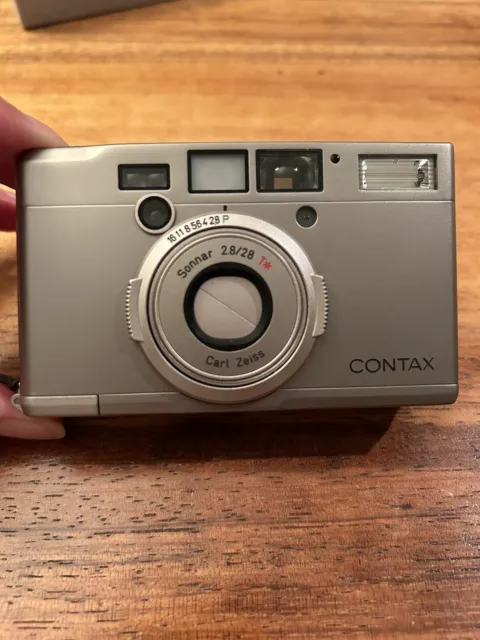 Contax Tix Carl Zeiss Sonnar 2.8/28 film camera