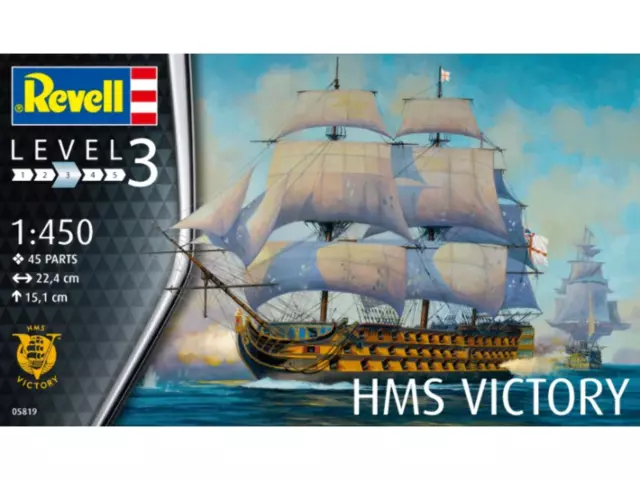 Revell 05819 1/450 HMS Victory Plastic Model Kit