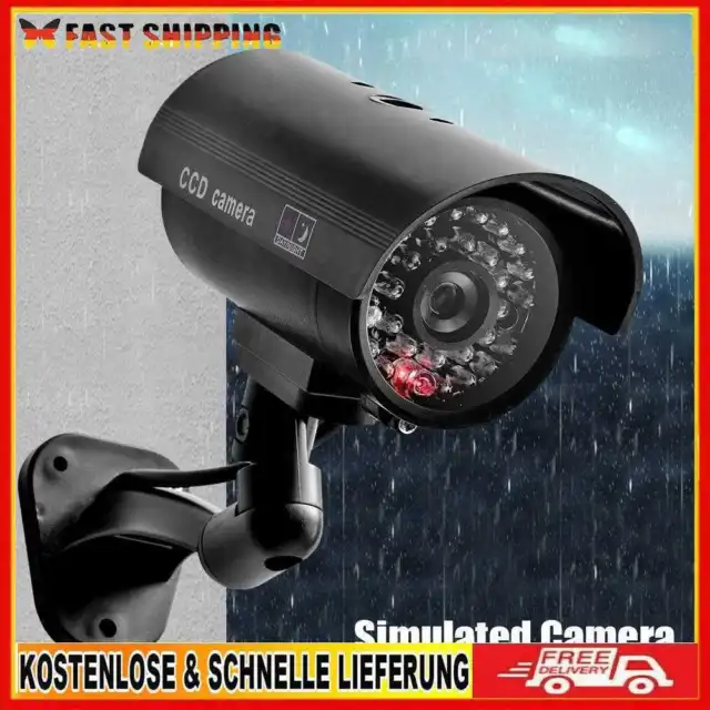 Fake Outdoor Indoor Security Surveillance Camera Simulation Dummy Camera