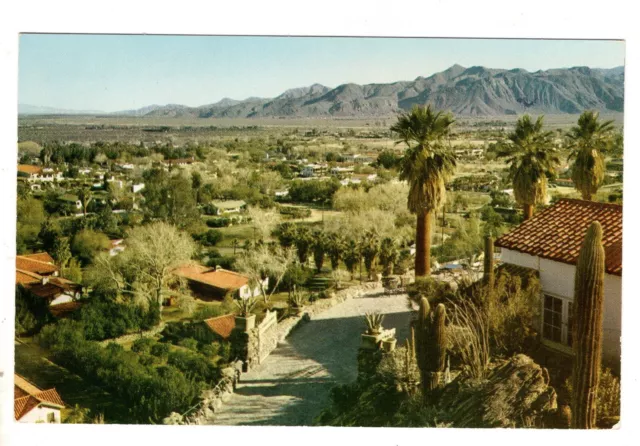 Palm Springs California Panorama View  Vintage Postcard