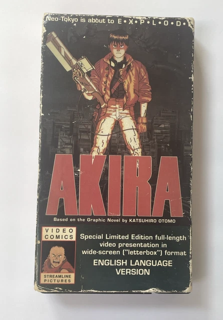 Akira Streamline Akira Original English Dub AKIRA (1988) VHS 1994