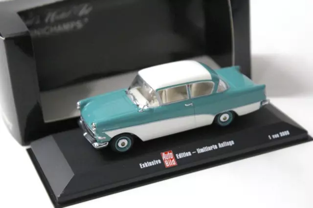 1:43 Minichamps Opel Olympia Rekord A green/white Auto Bild