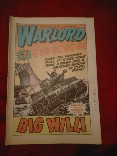 Warlord #332 January 31st 1981