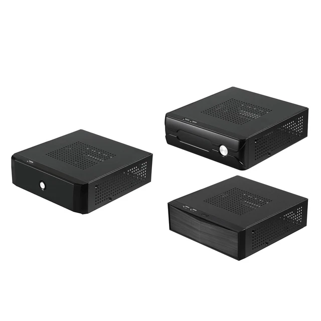 MINI ITX CASE Metal Htpc RACKMOUNT Server Chassis Slim Profile ...