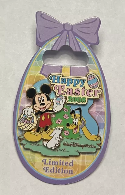 Disney World - Happy Easter 2008 - Mickey Mouse & Pluto LE1500 Pin