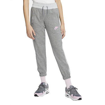 Nike Air Pants Pantalone Grigio in Cotone Da Bambino CJ7414-091 97905-L
