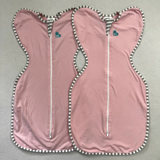 2 Love To Dream Pink Stretch Snug Swaddle UP Original Small 8-13 lbs 1.0 TOG Lot
