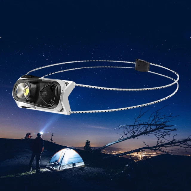 Wiederaufladbare Stirnlampe 4 Modi XPG-Stirnlampe für Notfälle im Freien (weiß)