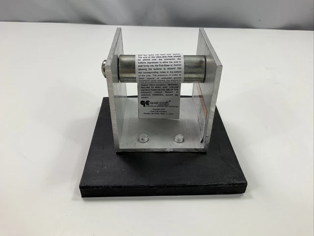 Qual Craft Ultra-Jack Pole Base Model #2009 Anti Slip