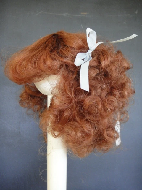 PERRUQUE pour poupée Cheveux naturels Taille 4 24 cm - Doll
