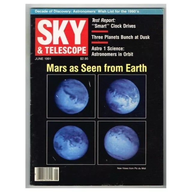 Sky & Telescope Magazine June 1991 mbox798 Mars as Seen from Earth