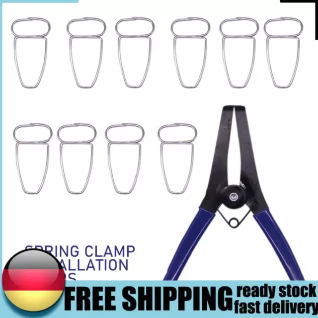 11pcs Miter Pliers Installation Steel Miter Spring Clamps Kits Woodworking Tools
