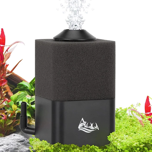 AQQA Aquarium Biochemical Sponge Filter Ultra Quiet Submersible Fish Tank Foam F