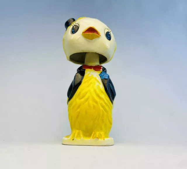 Vintage Kitsch Japan Bird Bobblehead Nodder Ceramic Figurine - RARE 3