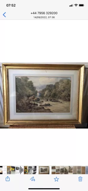 Early 19th century watercolour painting