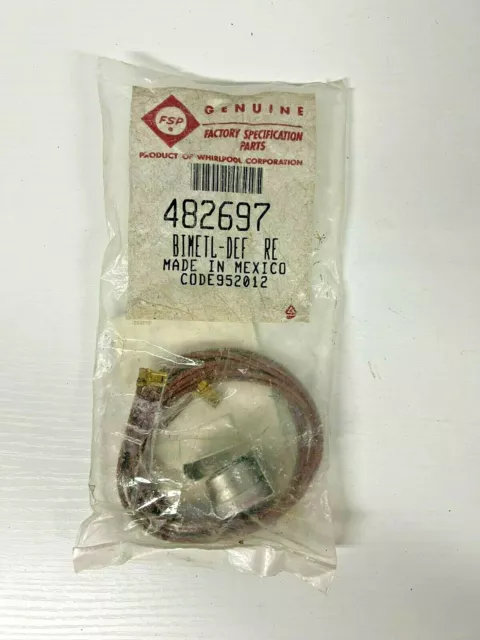 Genuine OEM Whirlpool Defrost Thermostat 482697