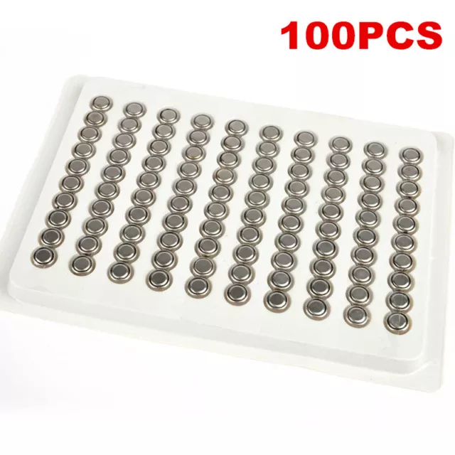 100 pcs SR626SW AG4 377 LR626 1.55V Alkaline Button Cell Watch Batteries Battery 2