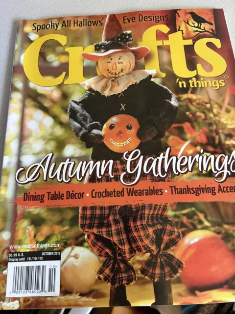 Crafts n Things Magazine October 2012 Autumn Halloween Thanksgiving