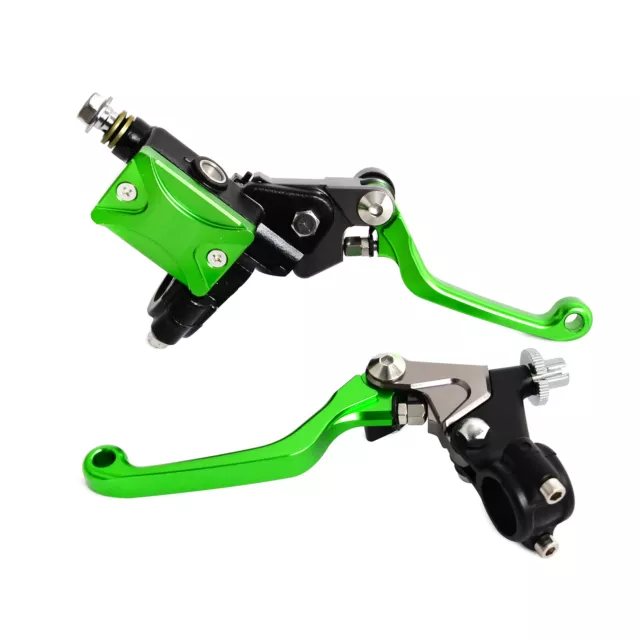 CNC Hydraulic Brake Clutch Lever For Kawasaki KX65 KX85 KX 125 250F 450F KLX450R