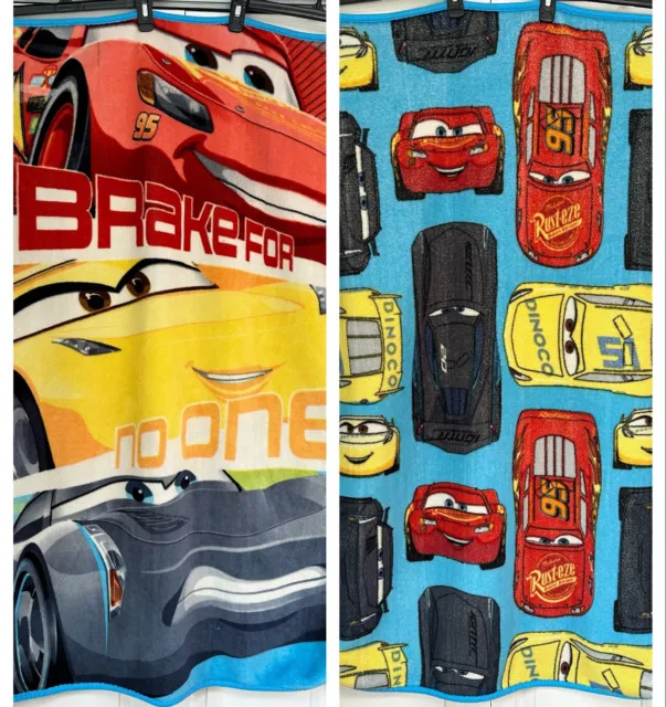 Manta de lana Disney Cars McQueen Dinoco Rusteze 40 por 50 BONITA Pixar