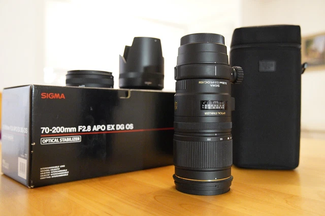 Sigma 70-200mm f/2.8 EX DG OS pour Canon - Etat neuf