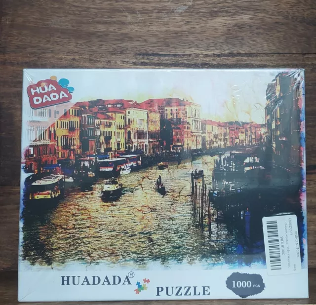 HUADADA Jigsaw Puzzles   1000 Pieces Puzzle Romantic scenery of Venice