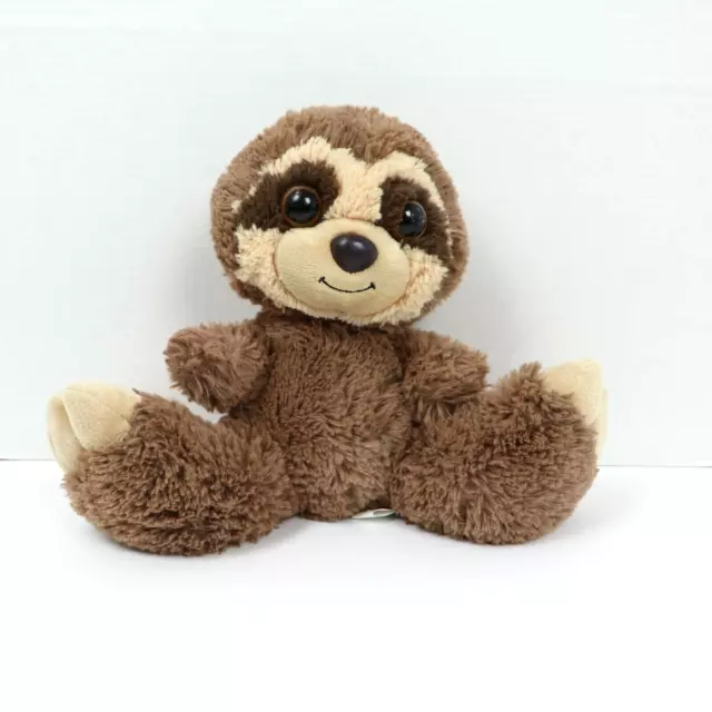 Sloth Three-Toed Oversized Paws Small Brown Plush 9" Stuffed Animal