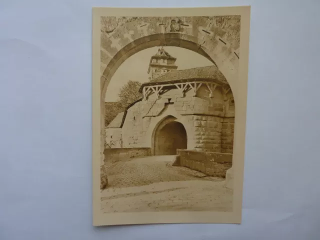 Alte Postkarte Ansichtskarte AK Rothenburg o. Tauber Spitaltor